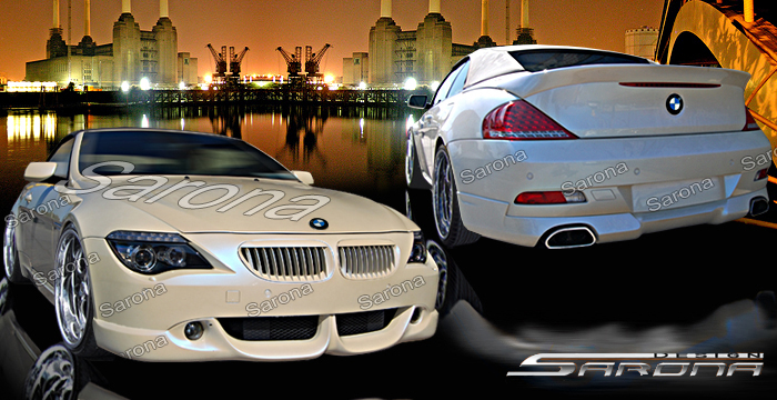 Custom BMW 6 Series Body Kit  Coupe & Convertible (2004 - 2007) - $880.00 (Manufacturer Sarona, Part #BM-040-KT)